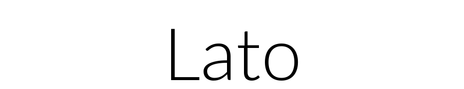 Lato Light Yazı tipi ücretsiz indir